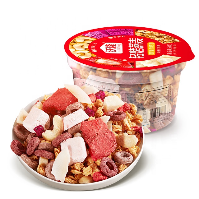 50g oatmeal health food and mixed nut snacks oatmeal cereal breakfast