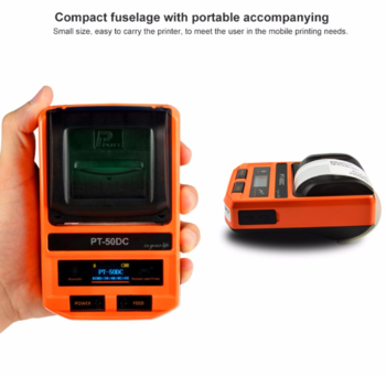 PUTY мобильный Bluetooth портативный принтер мини impresora Карманный фотопринтер с PT-50DC