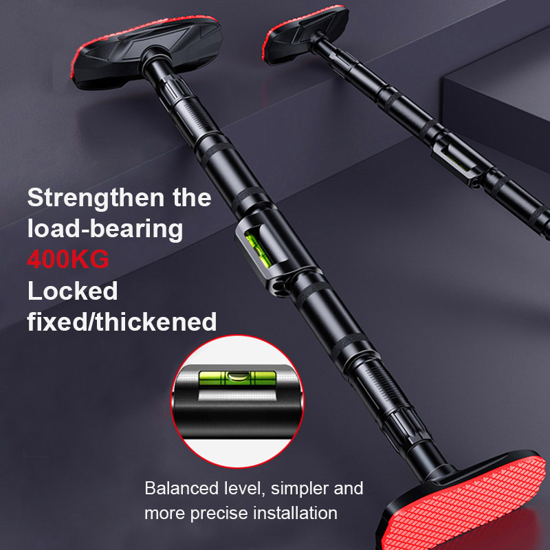 Adjustable Width Gym Equipment 400Kg Loading Multifuntional Horizontal Bar Gym Home Doorway Pull Up Bar Station Wall Mounted