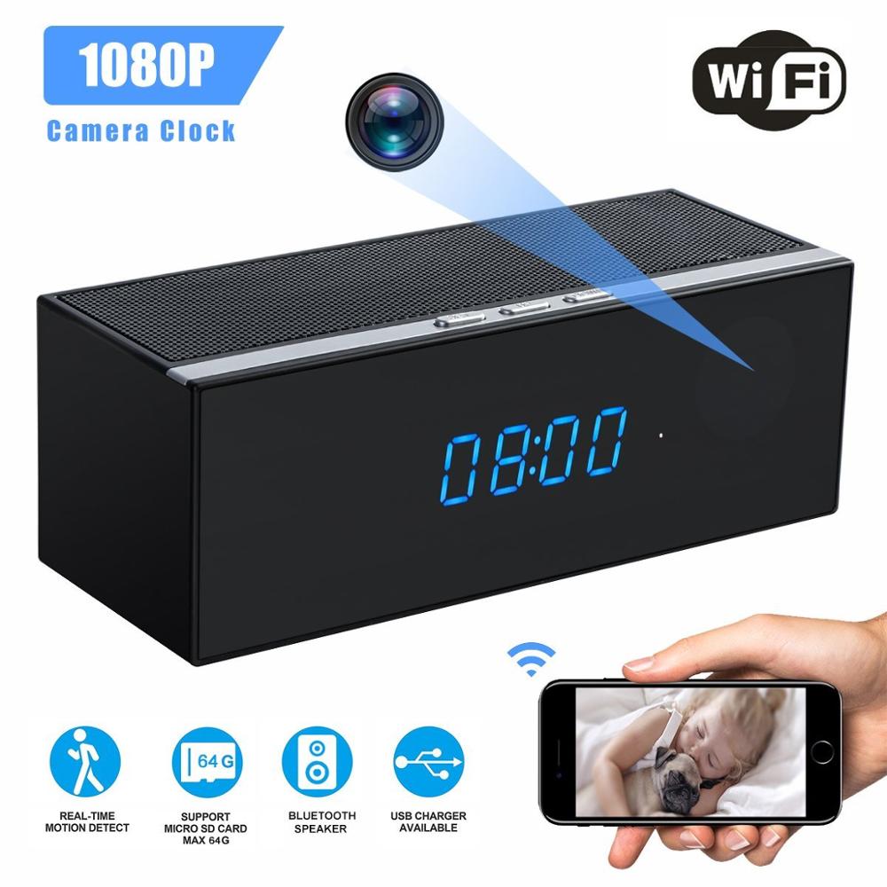 1080p Беспроводная настольная камера с Bluetooth динамиком ночная версия скрытая камера безопасности