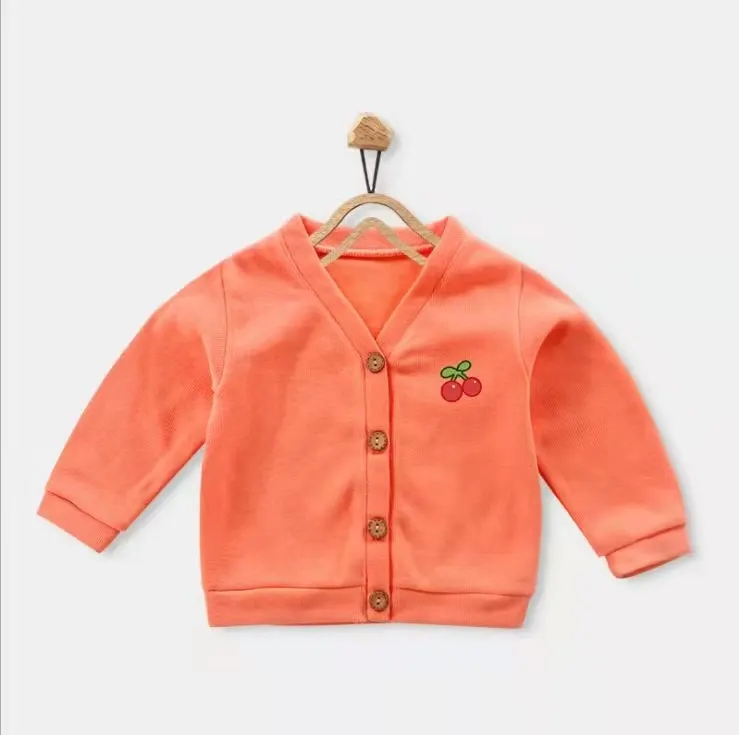 Leesourcing- fashional spring-autumn candy color clothes knitted baby cardigan sweaters
