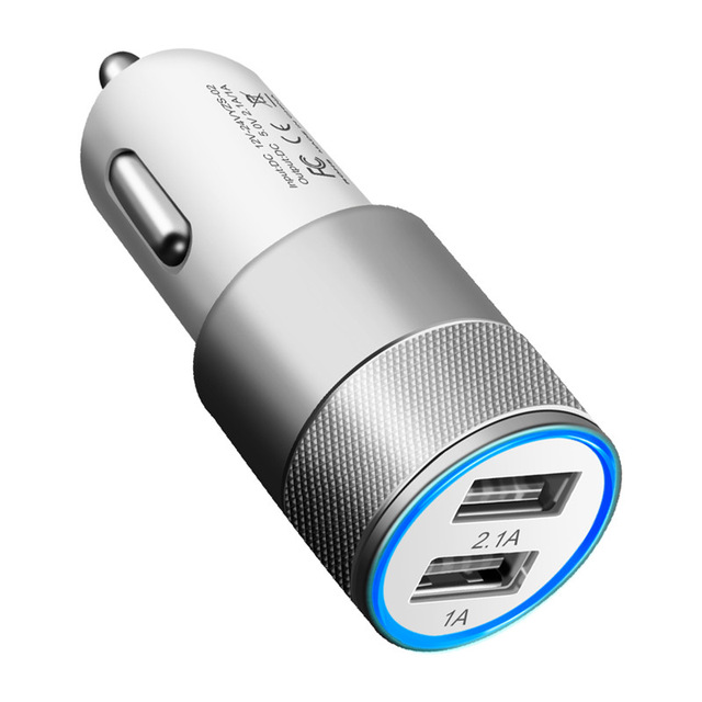 Зарядное устройство для мобильных телефонов с двумя USB-портами, 5 В, 2,1 А