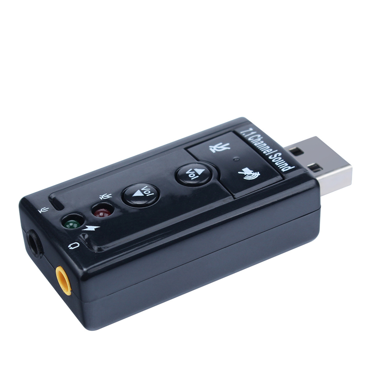 Внешняя звуковая карта USB 7,1 для ноутбука