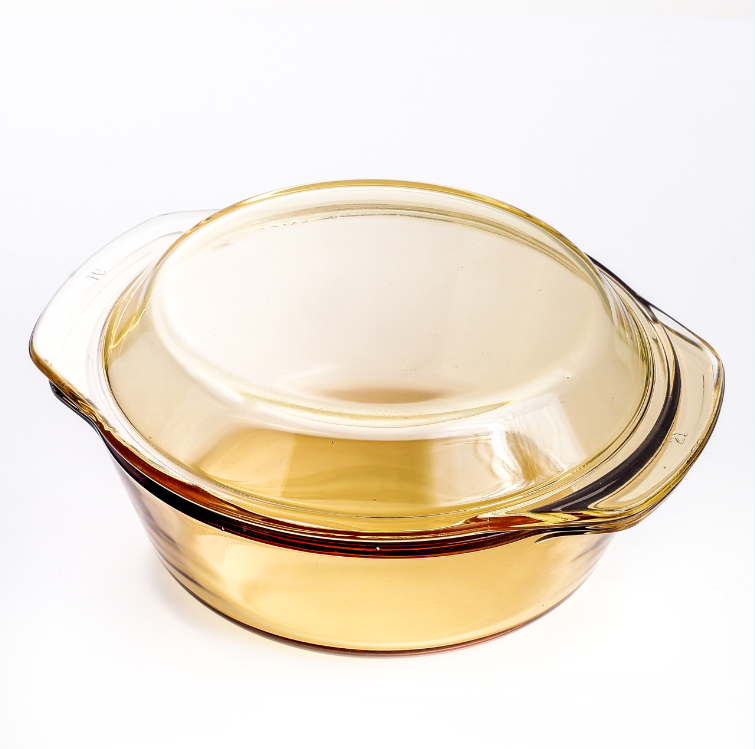 Кухонная посуда по хорошей цене, оптовая продажа, посуда для дома pyrex с крышкой, стеклянная кастрюля