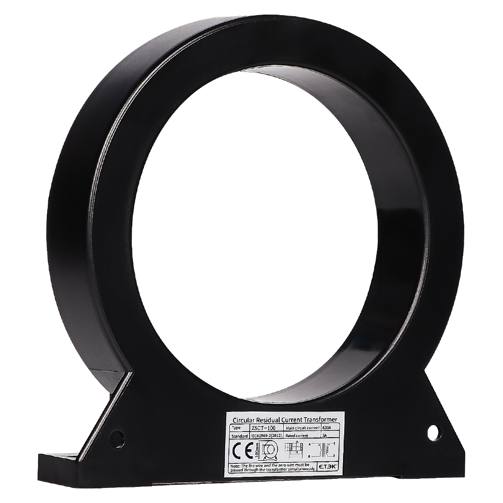 ETEK ZSCT-100 CBCT 1A/0.5mA текущий коэффициент ID100 основная электроплата 0-630A нулевой последовательности трансформатор тока