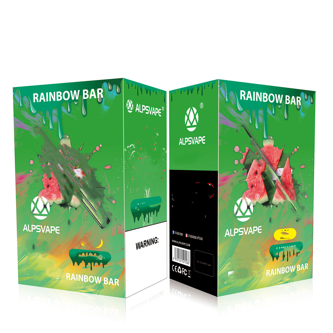 Rainbow bar hot sale in Australia vape pen kit pen vape empty e-cigarette