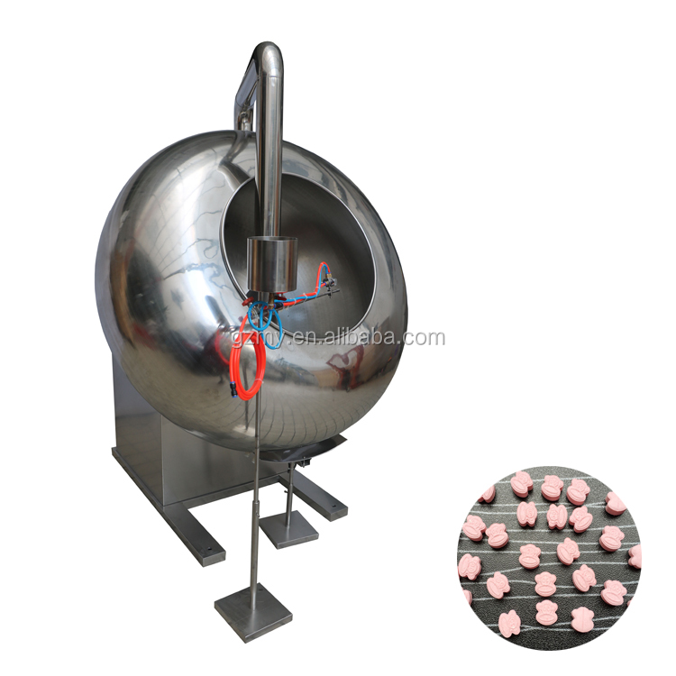 Multifunctional Rotary Pan Chocolate Bean Sugar Coater Film Coating Machine