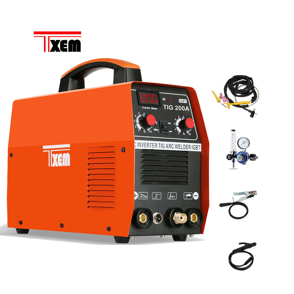 Best TIG MMA 200a argon gas high frequency single phase 220v igbt miller tig welder welding machine for sale