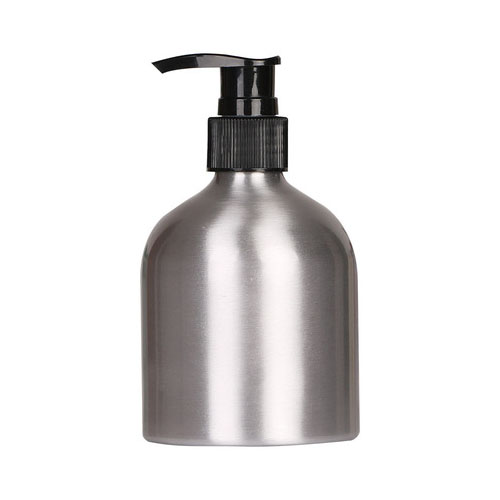 300ml pudgy hand sanitizer press type split bottle Shampoo Shower gel cosmetics nozzle pressure pump empty aluminum bottle