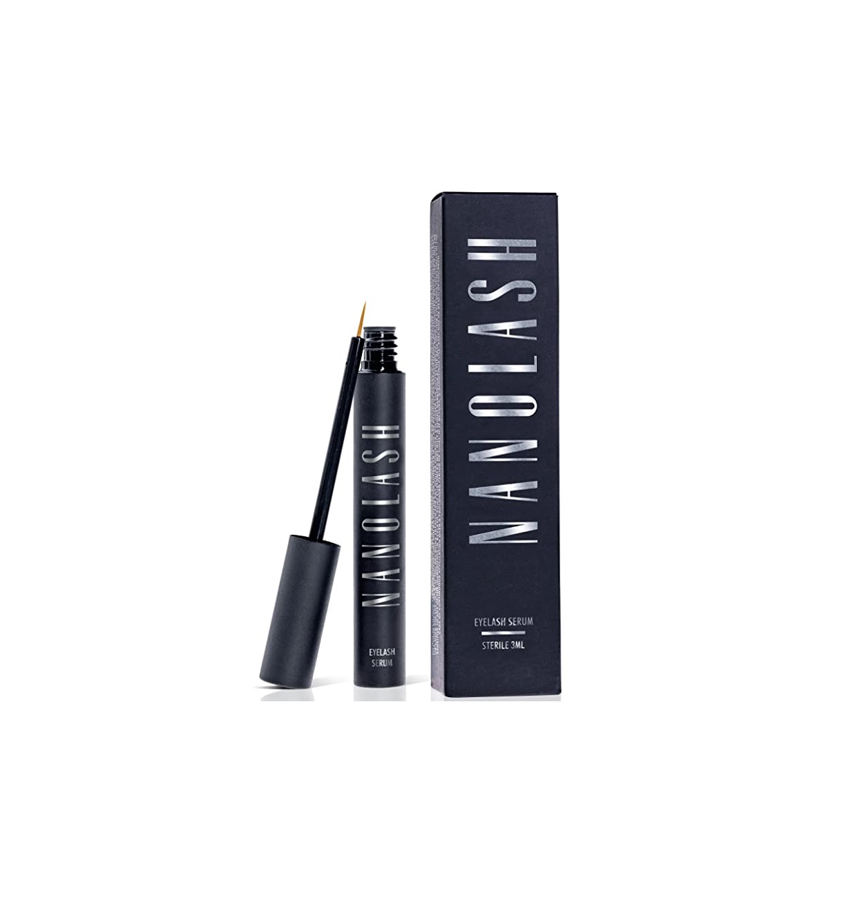 Nanolash Eyelash Growth Serum Conditioner For Enhanced Long Luscious Eyelashes and Eyebrows 3ml