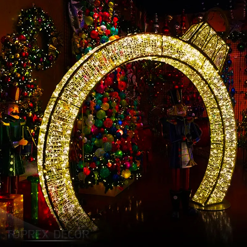 Garden wedding arch decorative christmas light led arch decoration