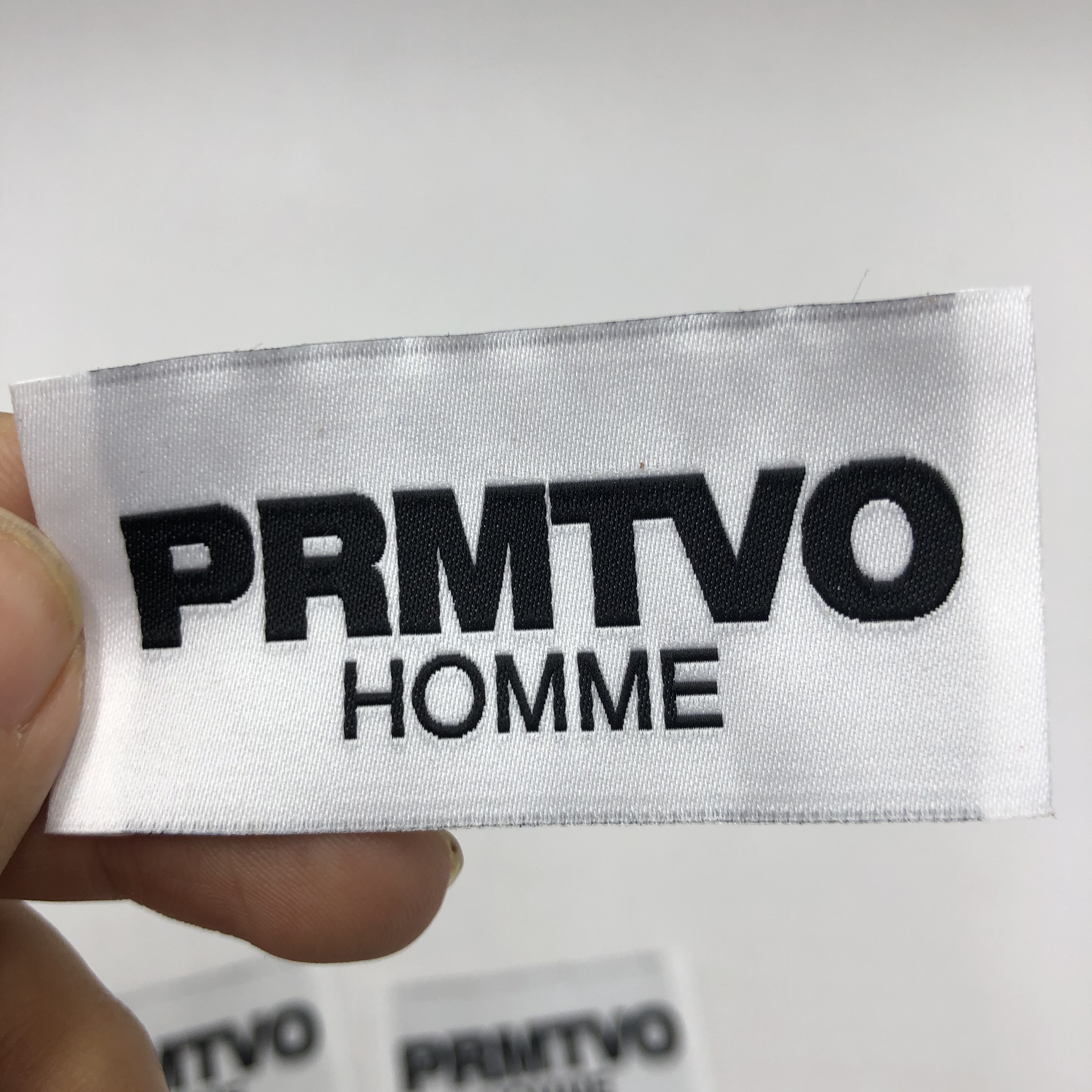 High Quality Customized cotton woven brand labels/ garment woven label for dress/ shirt/jeans/ Clothing