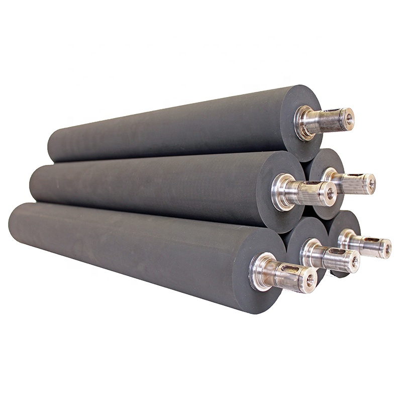 High quality OEM foam roller rubber/ vulcanized rubber rollers / food grade rubber roller