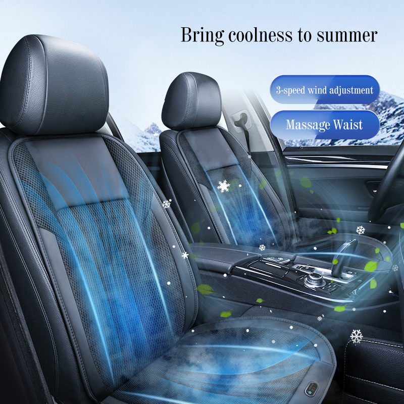 Relyus-Heating и Cooling Car Seat Cushion, Breathable Seat Covers, Auto Interior Accessories