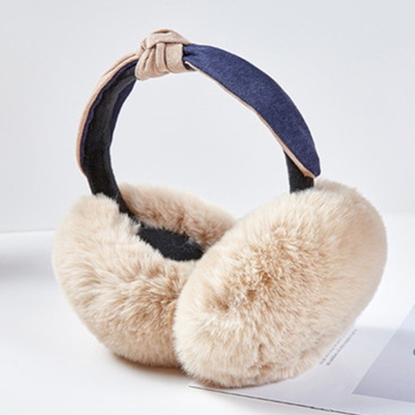 Winter Big Size Faux Fox Fur ear muff manufactures
