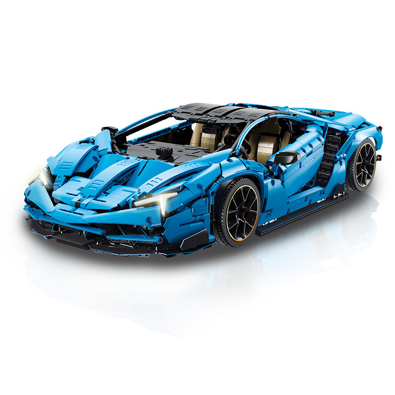 T1133 2022 скорость чемпионов Senna GTR Тяговый спортивный автомобиль MOC строительные блоки автомобильные фигурки кирпичи классическая модель игрушки