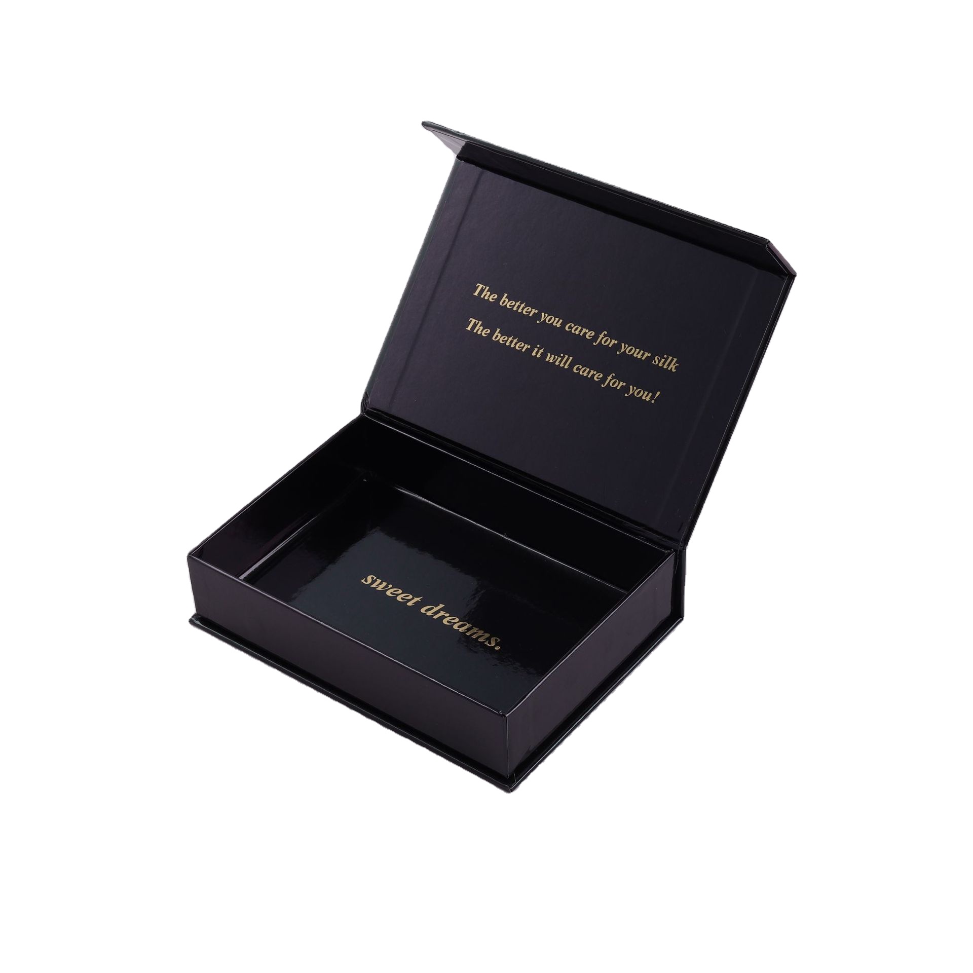 Rigid packaging gift box for cosmetic custom cardboard gift box with logo magnetic book shaped box for clothing