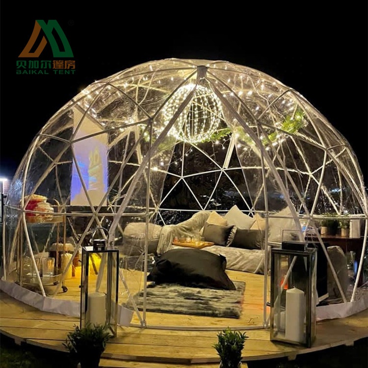 Роскошные геодезические палатки igloo для ночной вечеринки, 12 футов