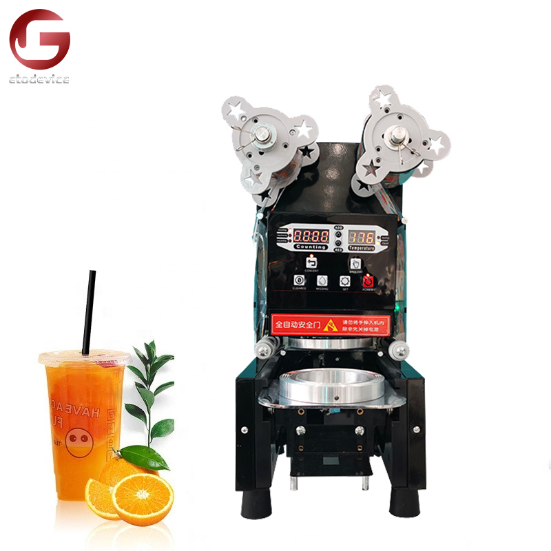 Factory Price Bubble Tea Cup Sealing Machine Full Automatic Pet Cup Sealing Machine