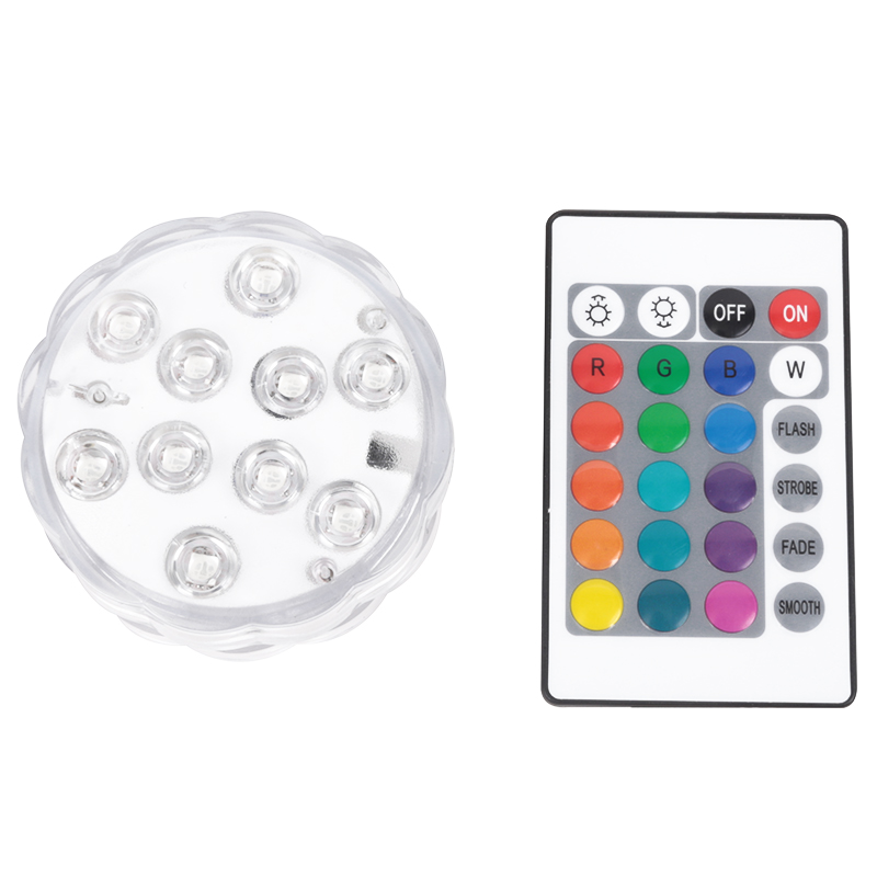 Ecolux HSL010 IP68 Водонепроницаемая светодиодная лампа для бассейна RGB светодиодная цветная подводная лампа для пруда погружная лампа