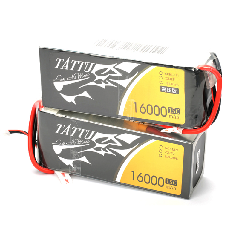 Сельскохозяйственный беспилотный Дрон Tattu 16000 мАч 6s 22,2 в, аккумуляторная батарея для урожая, беспилотник, литий-полимерная батарея