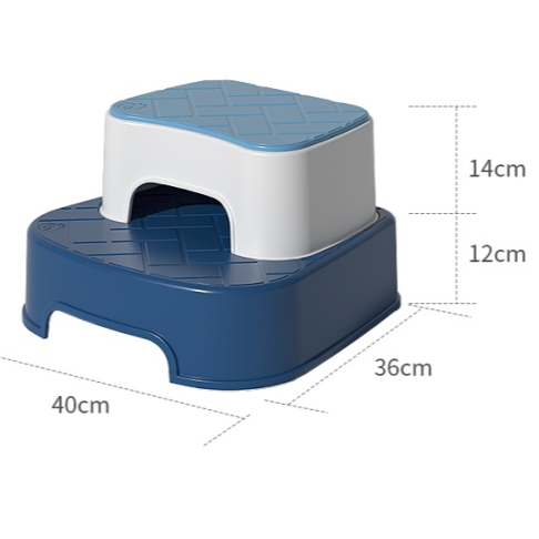 Child Step Stool For Kids Plastic Children Toilet Step Stool Plastic Toddler Step Stool Double Up Removable