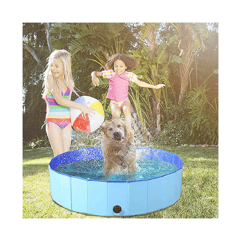 Indoor and Outdoor Foldable Leakproof Dog Pet Pool Collapsible Pet Bath Tub Dog Swimming Pool
