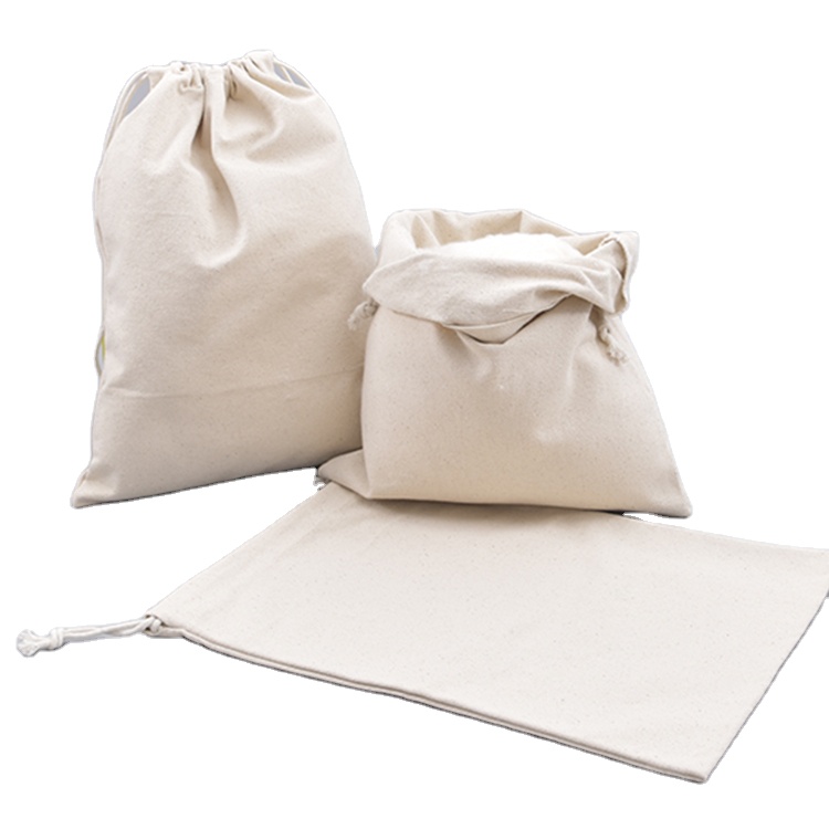Eco Friendly Cotton Envelop Dust Bag For Underwear Or Handbag