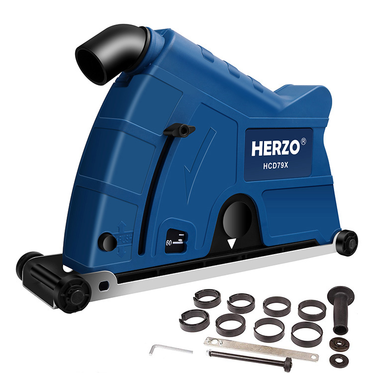 HERZO 9 "(230 мм) угловая шлифовальная машина пылеуловитель HCD79X