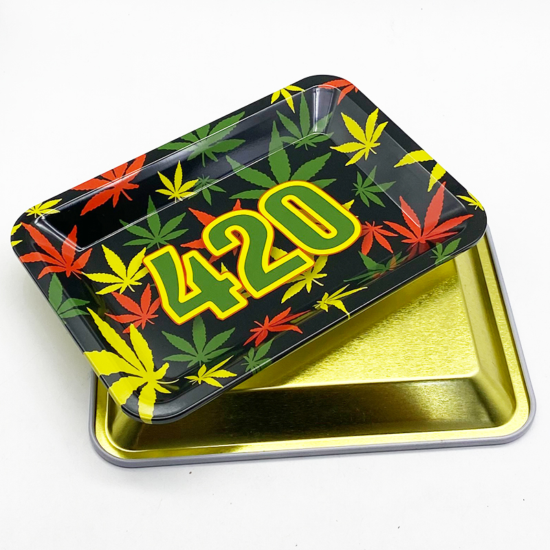 Недорогой лоток из олова 420 с рулоном, обычный металлический Печатный лоток