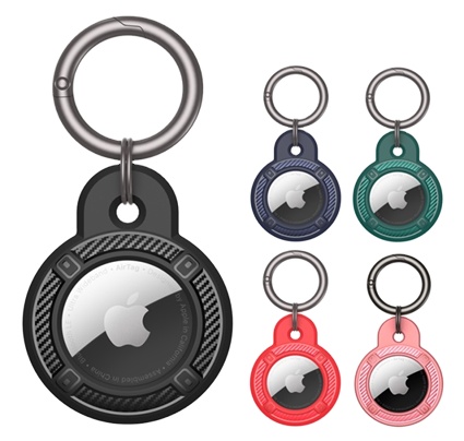 Защитный чехол из углеродного волокна для брелока Apple Airtag, силиконовые чехлы для бирок