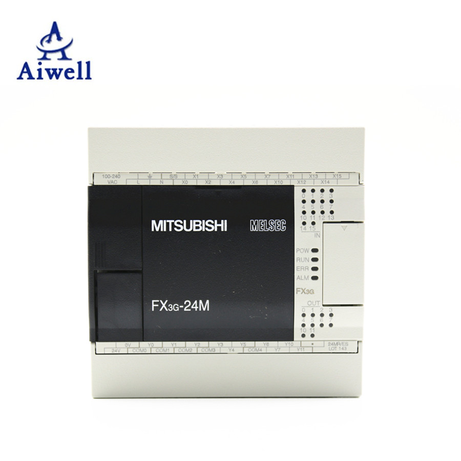 Mitsubishi PLC части оригинальные Melsec FX серия FX3G 24MR I / O модуль FX3G-24MR/ES-A