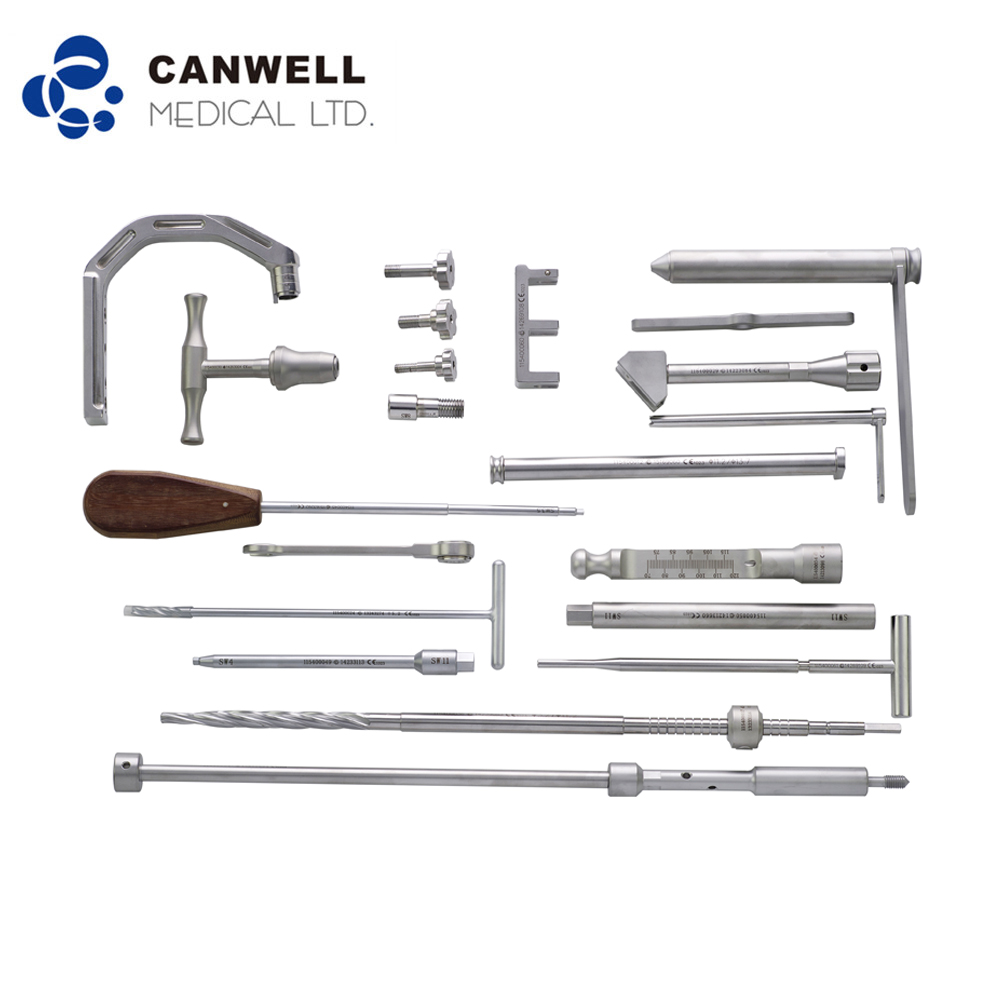Canwell медицинские переплетенные бедренные PFNA Ортопедические Хирургические инструменты для ногтей Набор для Intramedullary ногтей