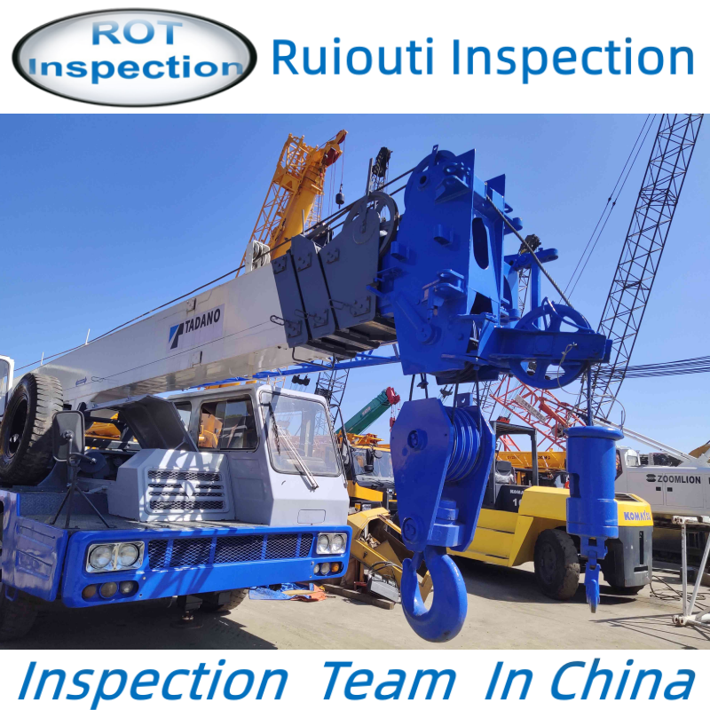 Шанхай, проверка крана Anyang xuzhou, проверка работы машины, проверка работоспособности