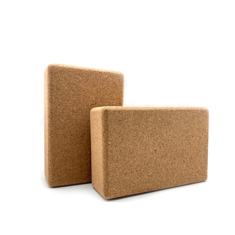 Custom Logo Recyclable Wholesale yoga brick Cork fascia ball