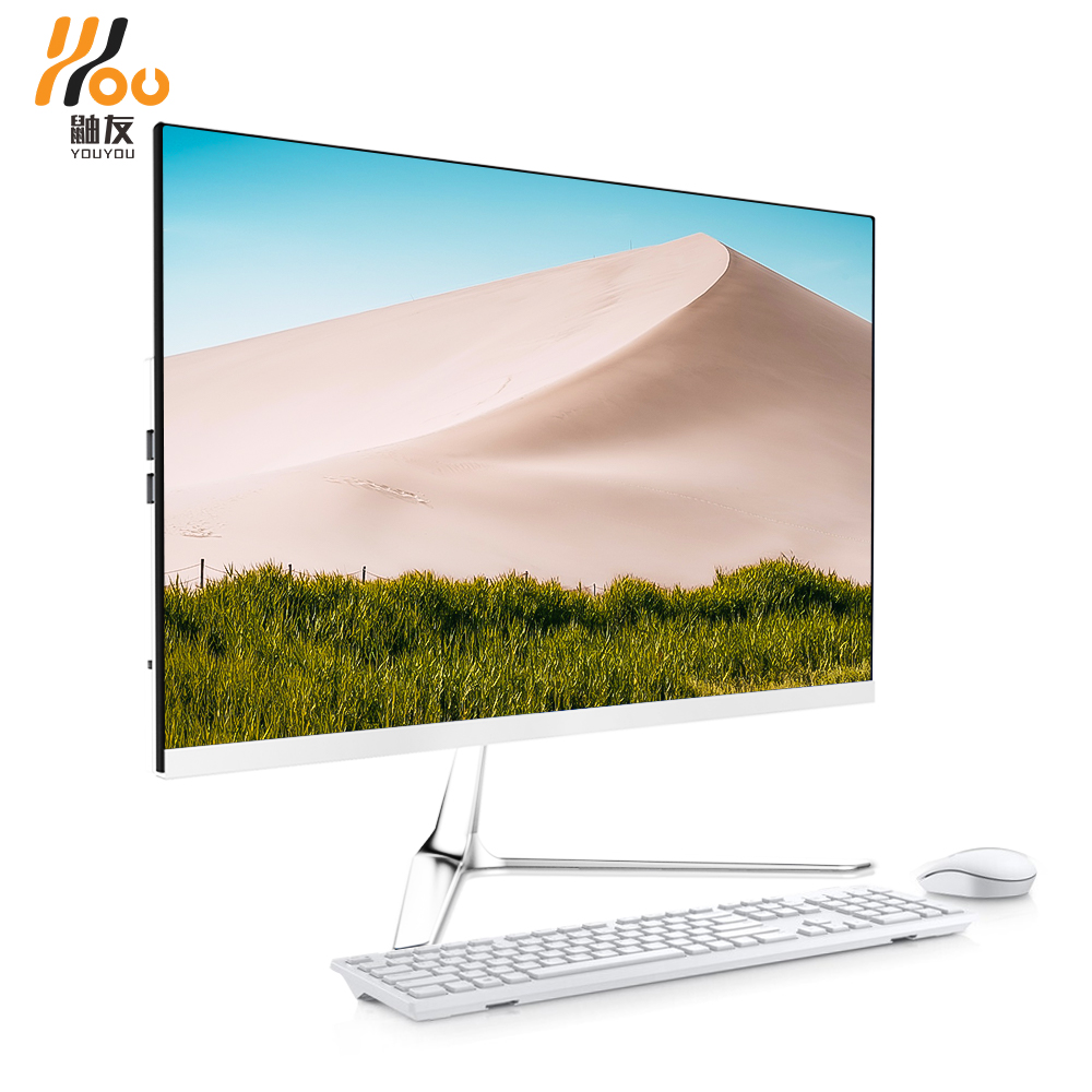 YOUYOU экран 23,8 дюйма i3 i5 i7 монитор для настольного компьютера 8 ГБ ОЗУ память 480 ГБ SSD память aio ПК
