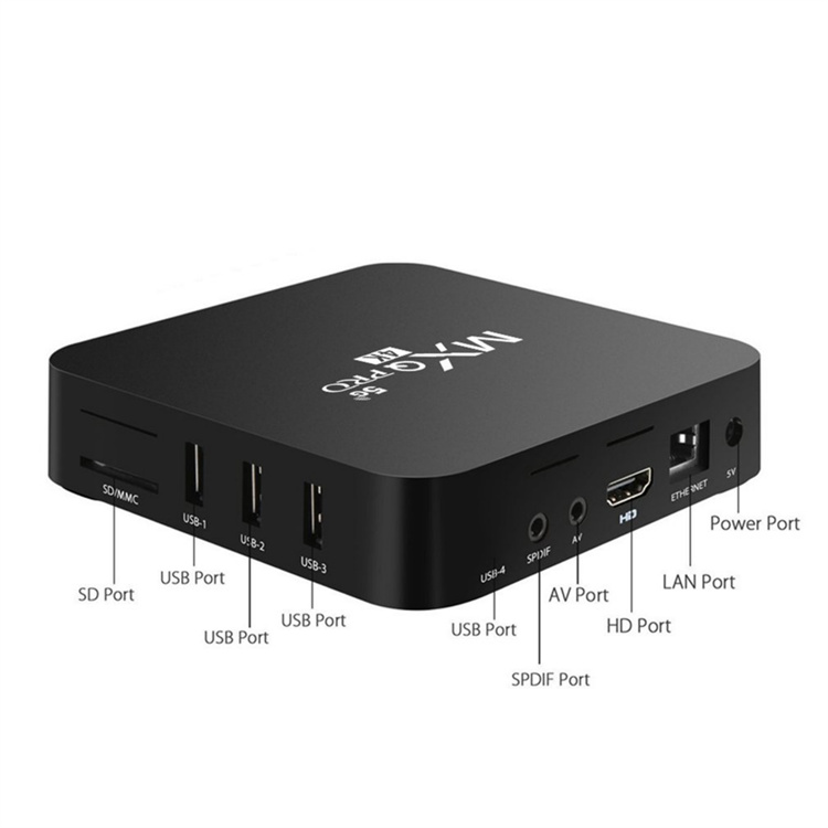 5G 4K Network Player Set-Top Box Home Remote Control Smart Media Player Android TV Box RK3229-5G Version