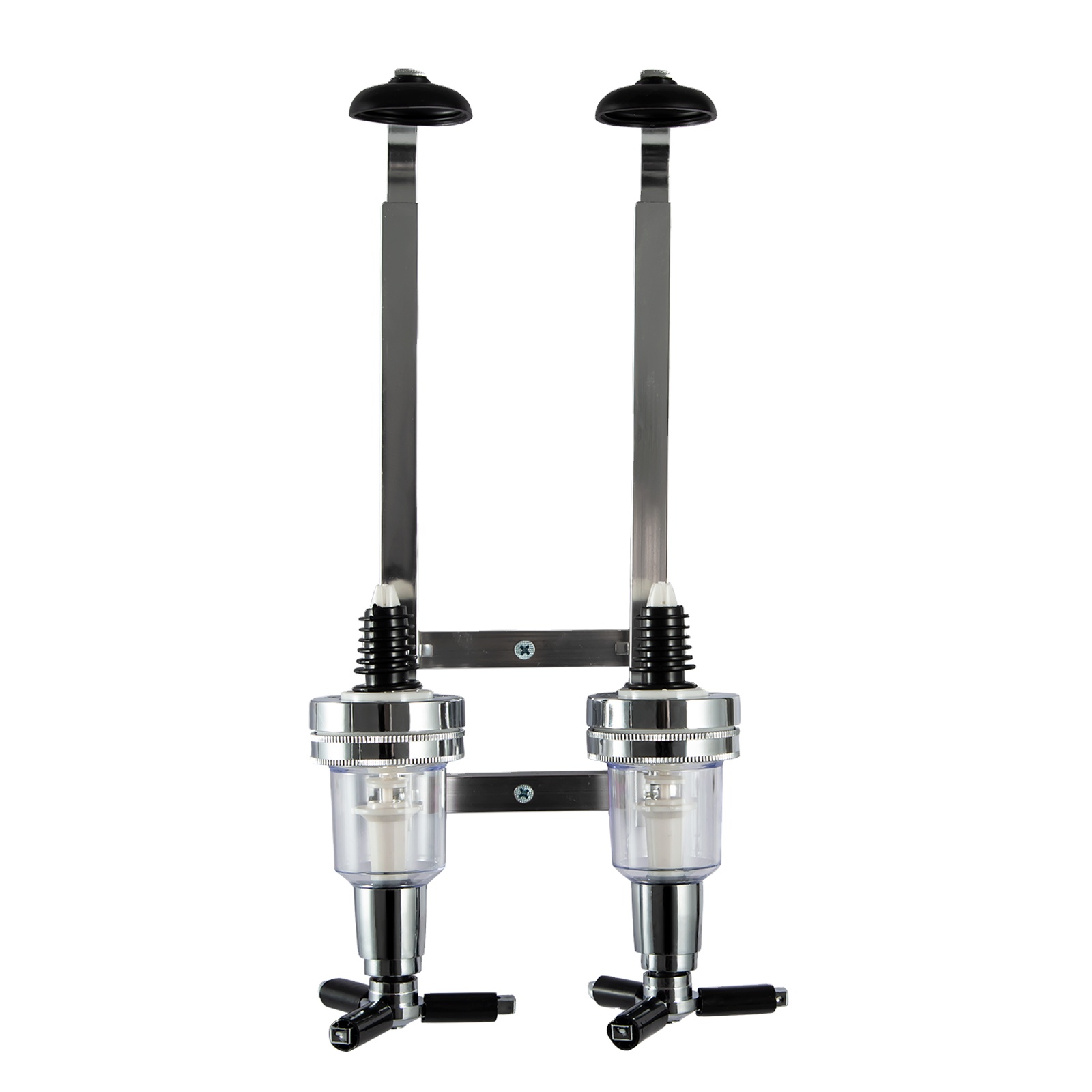 Low Price Liquor Wine Beer Bottle Dispenser 2 Head Wall Mounted Stand Wine Dispenser