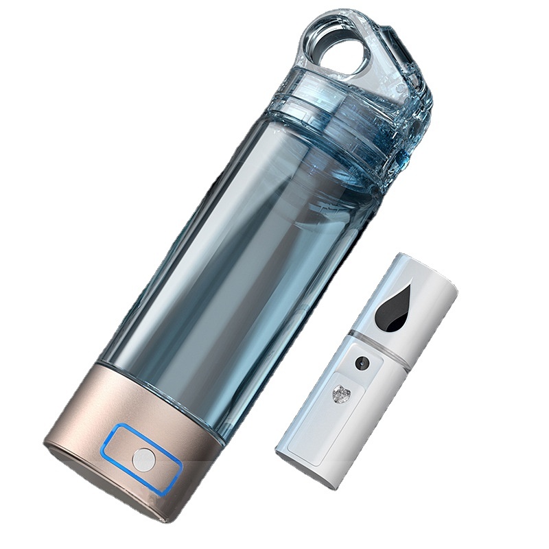 Best seller 6000ppb Hydrogen rich Water Bottle ionizer water generator tritan body gold silver for home office sports e-commerce