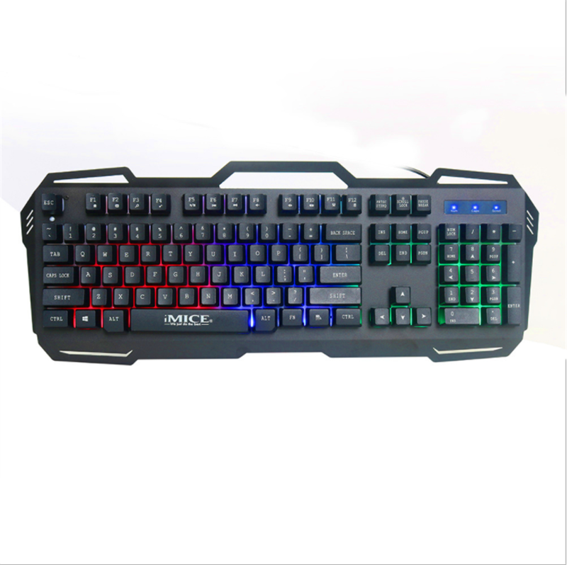 AK-400 Красочные подсветки gaming Keyboard имеет водонепроницаемую функцию с простой и быстрой fells хорошо подходит для компьютера