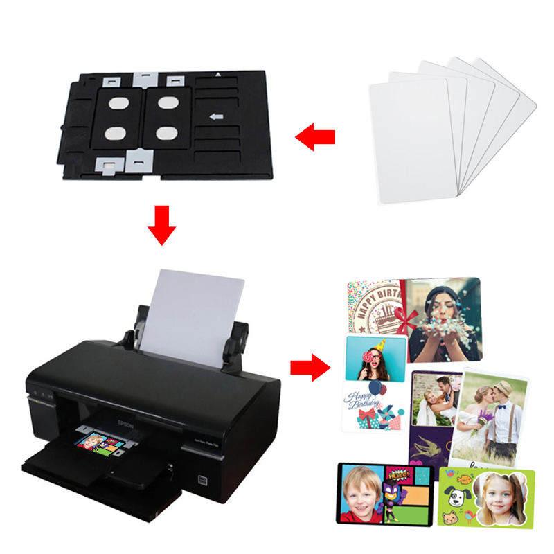 Sublimation printer cd dvd printer Automatic for L805 inkjet digital Cd dvd pvc id card printers