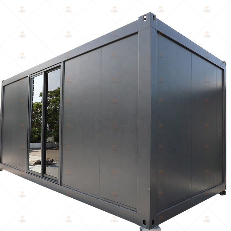 Low cost prefab small flatpack container house prefabricated tiny steel container home