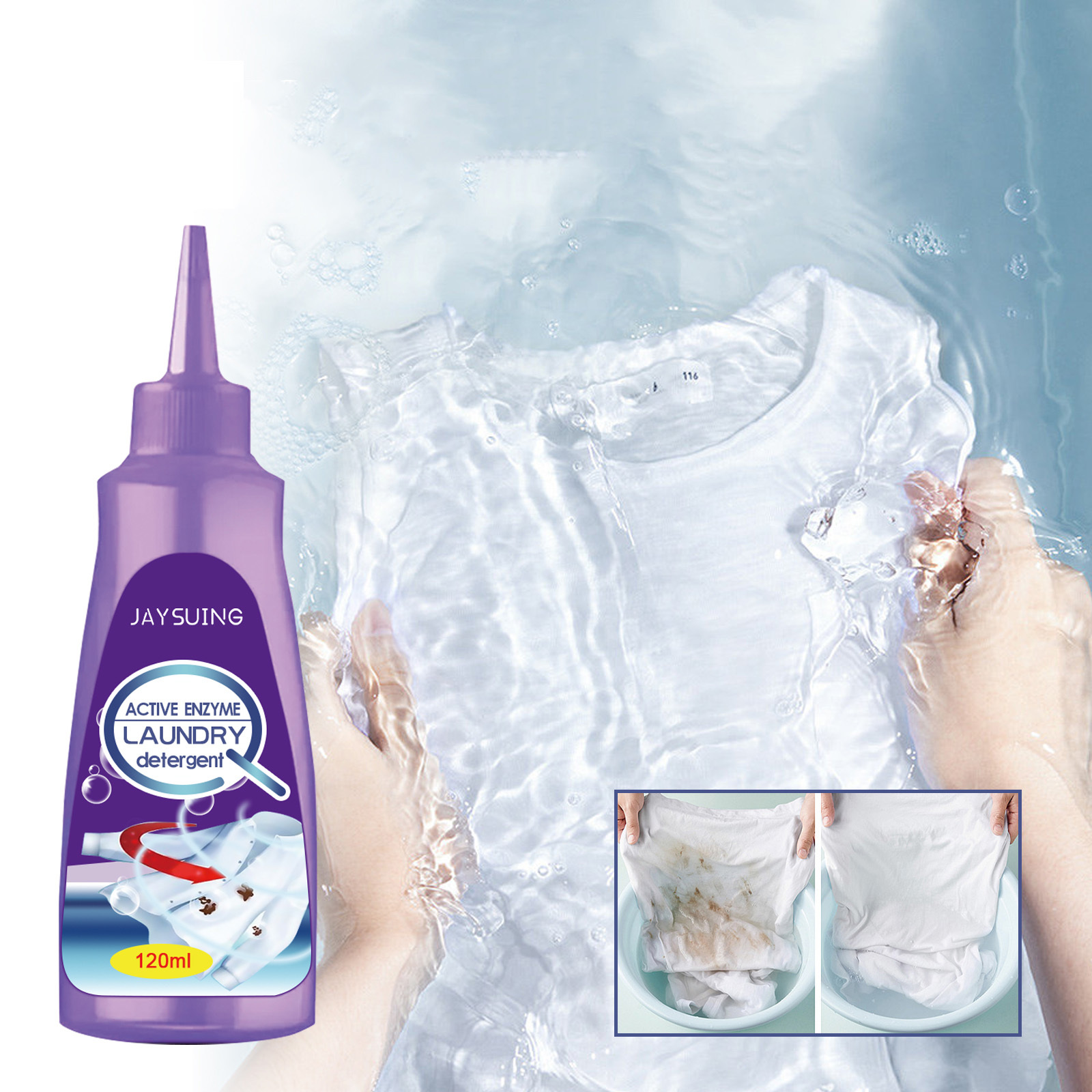 Jaysuing Laundry Products Sustainable Clothes Laundry Eco-friendly Non-toxtic Fabric Clothes Laundry Liquid
