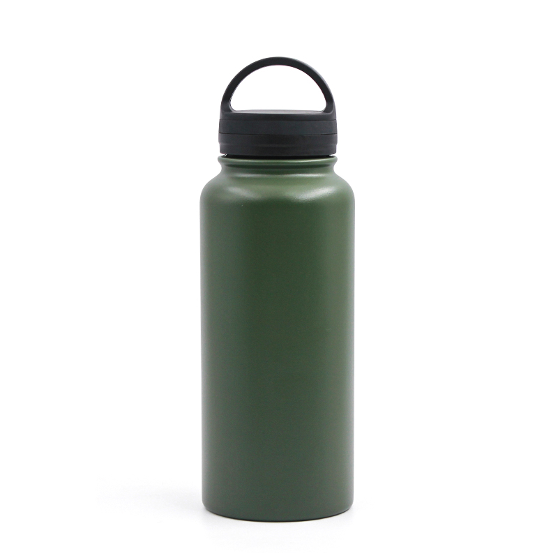 Manufacturer Wide Mouth Stainless Steel Water Bottle Eco Friendly Can Match Different Lids Gym Vacuum Flask Outdoor