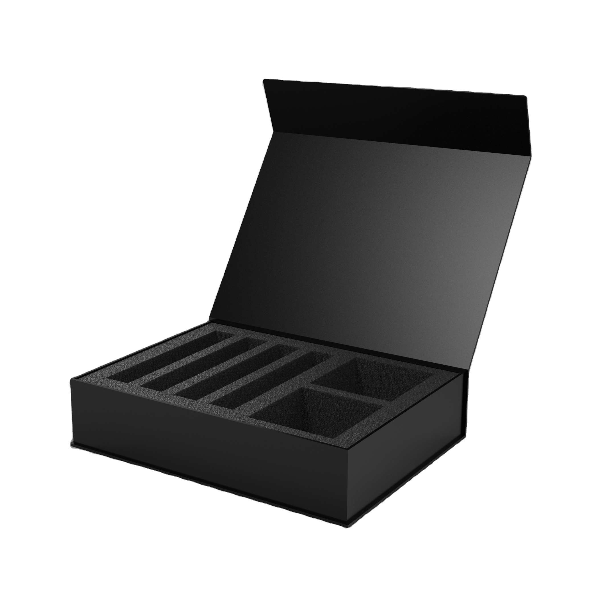 Luxury Rigid Magnetic Lid Closure Boxes Jewelry Sets Paper Packaging Box Gift Custom Logo Branded Top Ranking Box With Cushion