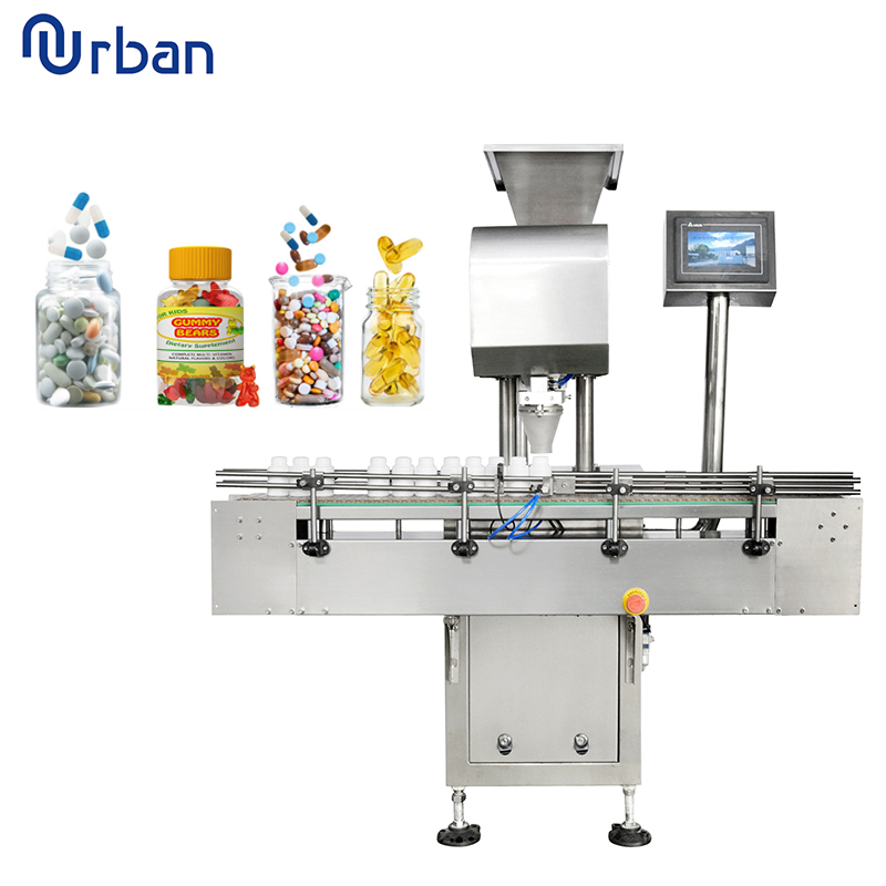 8 Lane Small Automatic Capsule Counter Machine And Pill Tablet Counting Machine