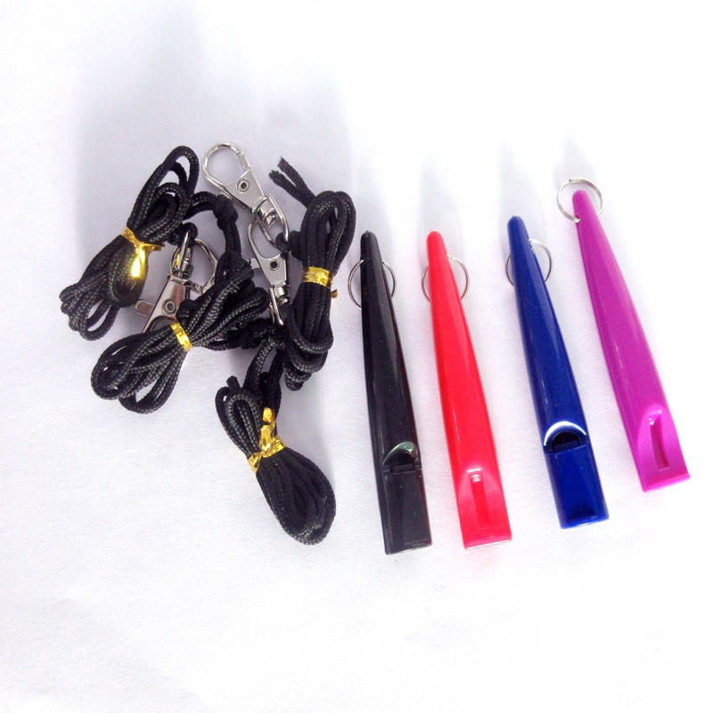 High Tone Plastic Dog Whistles For Recall Training Dog Training Whistle With Lanyard
