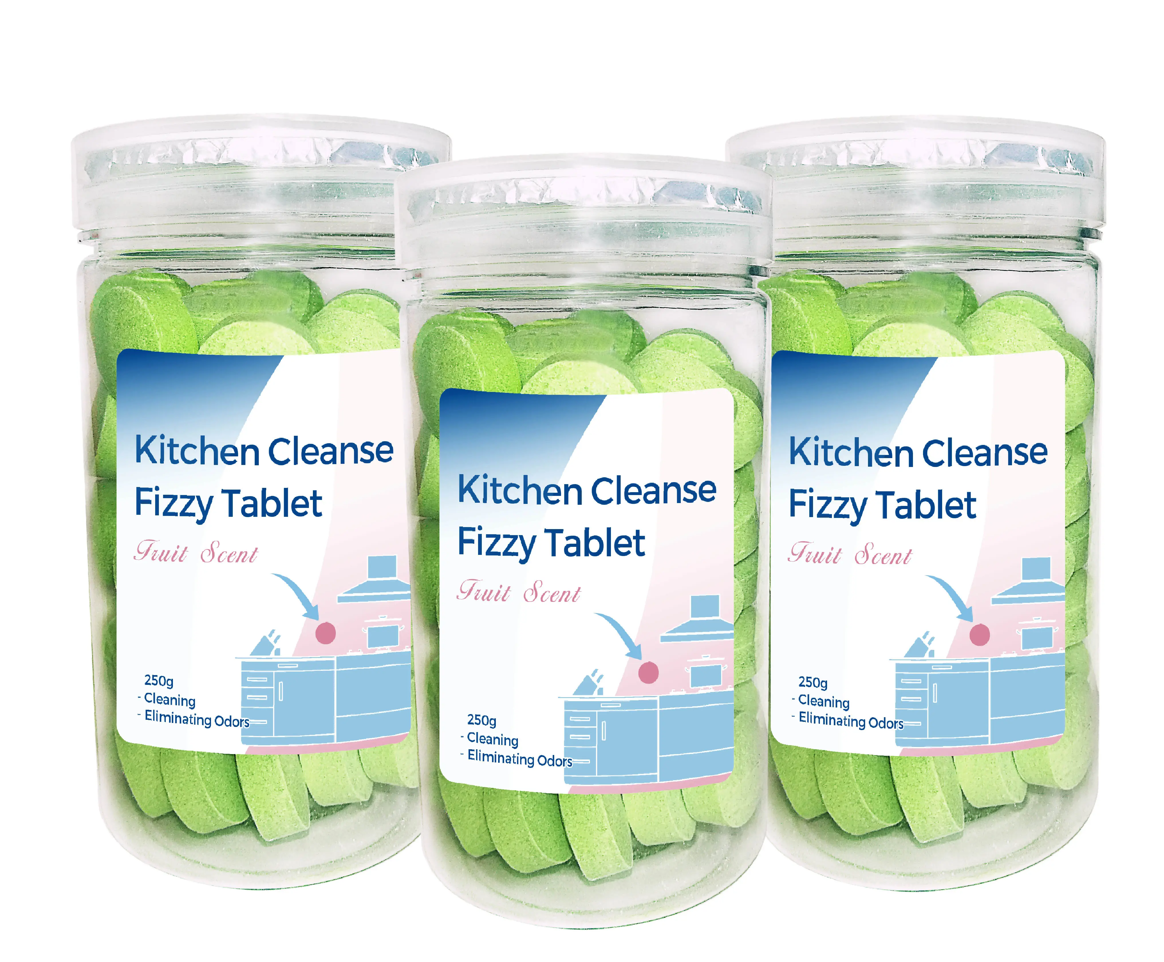 Kitchen Cleaner Custom Cleaner Detergent Dissolvable Cleaner Tablet Stain Oil Remover Kitchen Cleaner