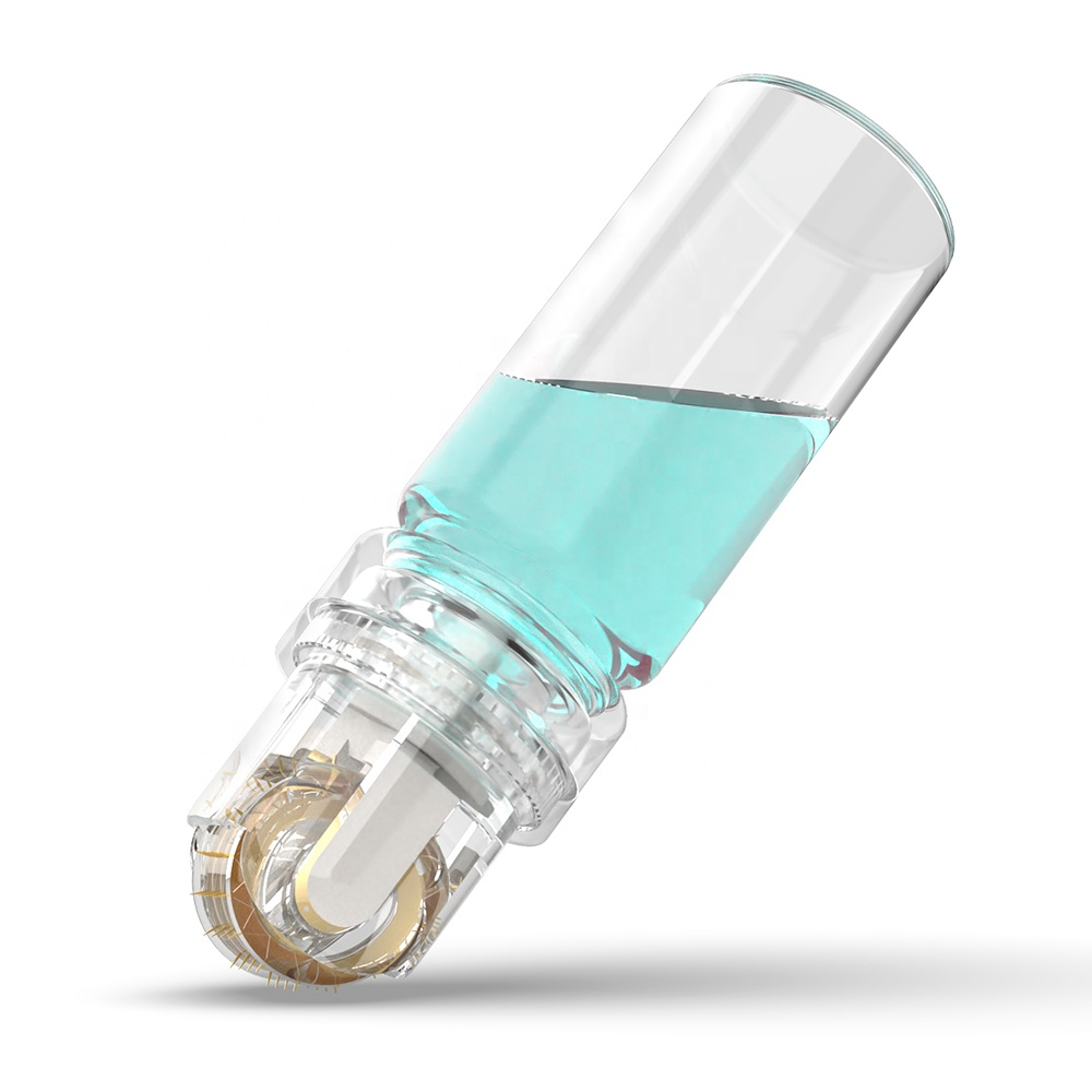 Microneedling therapy Standard Ampoule derma roller 64 pins MTS micro needle Gold Titanium dermaroller