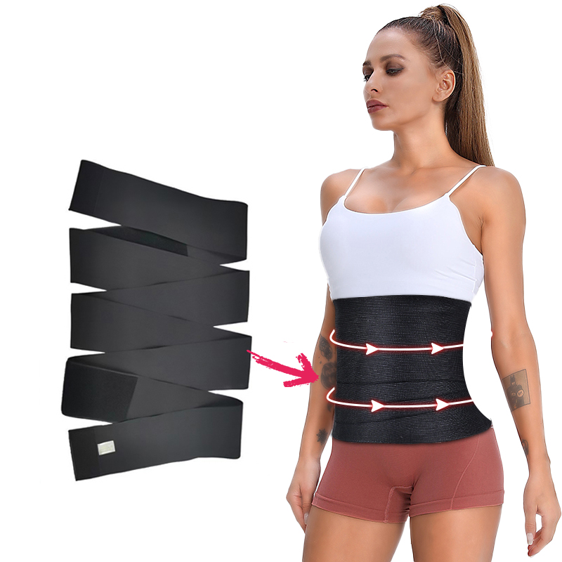 Wholesale New Arrival Shapewear Slimming Detachable Fitness High Compression Waist Trimmers Tummy Wrap Waist Trainer for Women